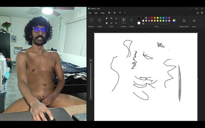 NANDgasm: Testování některých změn s osvětlením při sdílení obrazovky počítače.