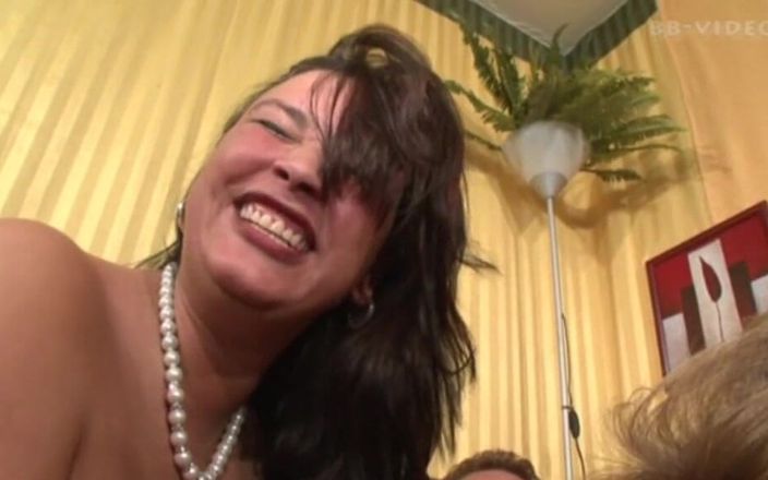 BB video: Eager view for a threesome where the two women share...