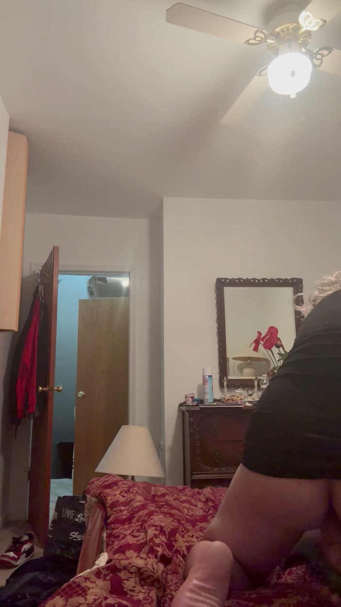 Kinky39: Black dress riding