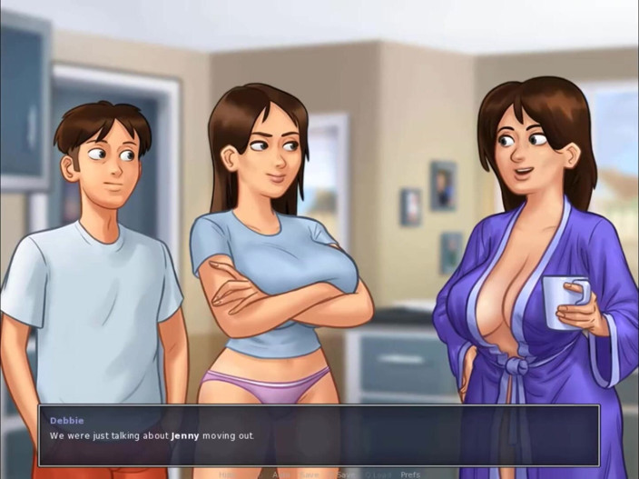 Cartoon Play: Summertime saga 81부 - 허쉬, 계모가 너의 말을 듣게 될거야