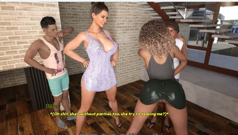 XXX Games Bunk: Suri rumah yang sempurna - permainan - main peranan - isteri memberikan handjob...