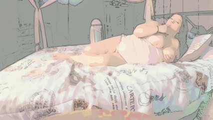 SexyNEBBW: Dalle mutandine alla masturbazione della figa anime