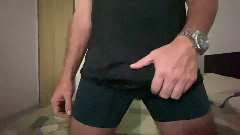 Latin mature king: Masturbace pro zralého muže s velkým penisem, část 1