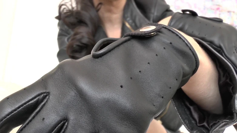 Lady Victoria Valente: Sniffing Leather Gloves and Cumming in Pants, JOI, POV, Lady...