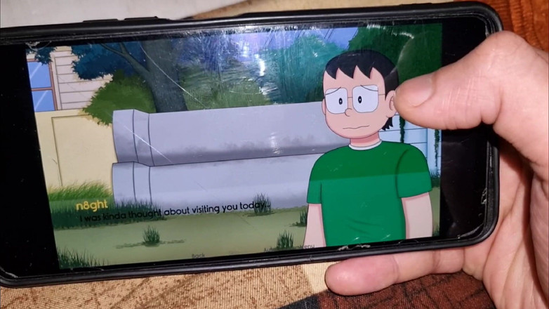 Dupdufyryrufggyu: Nobita esfregou os seios da madrasta, toda a água dela enquanto...