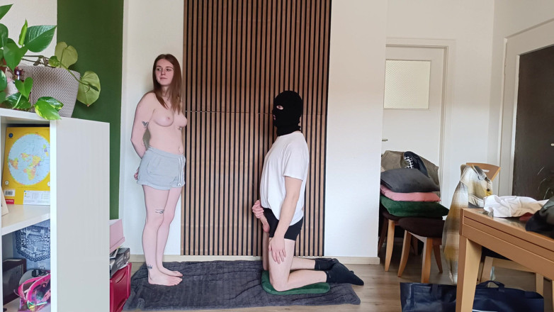 GermanBallsBusted: Barefoot Ballbusting Exercise