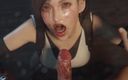 Velvixian 3D: Tifa Lockhart Facial Goth black Lipstick