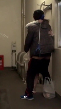 Balcony Laundry Glimpse - a Married Neighbor Noticing His Bold Reaction Across the Way - Part2