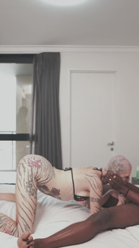 Behind the Scenes!! Tigerbabex Fucks & Sucks 2 Big Dicks!!