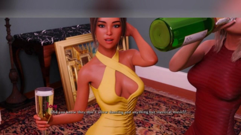 3DXXXTEEN2 Cartoon: The most boring party ever...3D porn cartoon sex