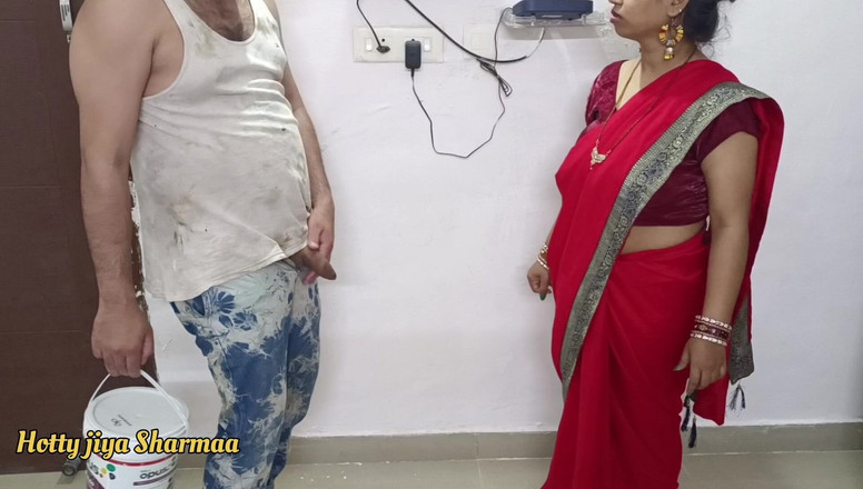 Desi Club House: Gospodină indiană XXX futută de pictor când nimeni acasă