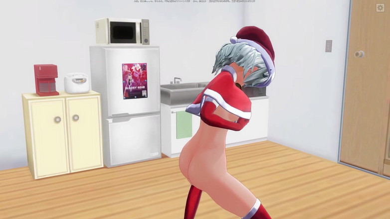 H3DC: 3D Hentai Best Girlfriend Masturbates for You Before Christmas