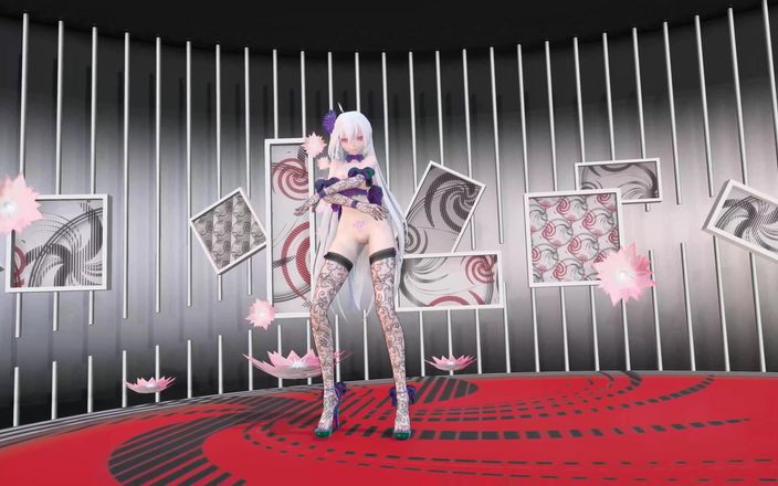 Smixix: Yowane Haku Svlékání tanec Sexy spodní prádlo Hentai Stickysticky Píseň...