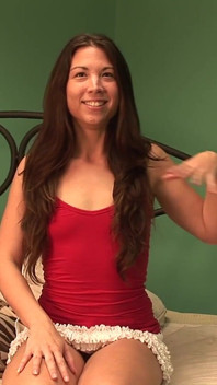 All Natural Brunette Is Nervous but Its Hot