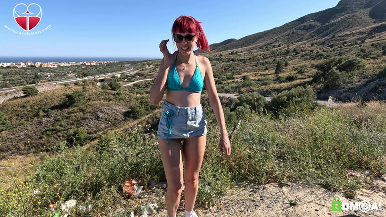 Candystart Videos: Masturbation am Aussichtspunkt