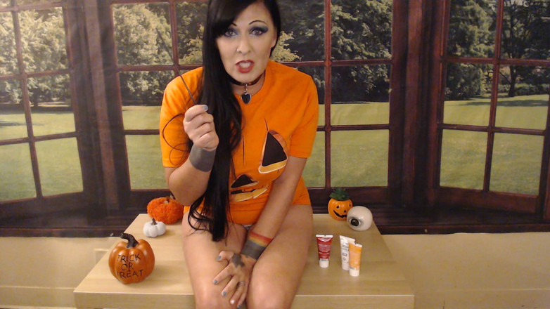 Abby Anna: CBT halloweenský penis Žert Pisshole Stretch