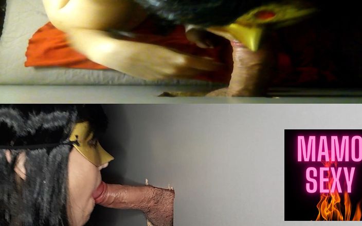 Mamo sexy: Duvar deliği, oral seks ayakla muamele ve boşalma