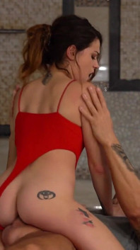 The Wetter the Better for This Naughty Teen