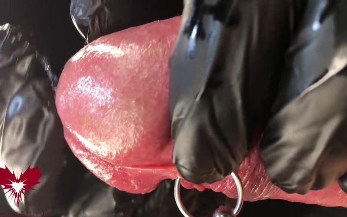 Close Up Extreme: This Is Close up Extreme. Second Side View. Latex Gloves,...