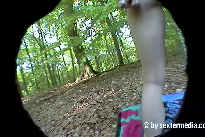 Pete on Tour: Bondage Sex in the Forest with Horny Chick