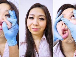 Japan Fetish Fusion: Facial Deformation: Rin Ryomiya&#039;s Voice Training