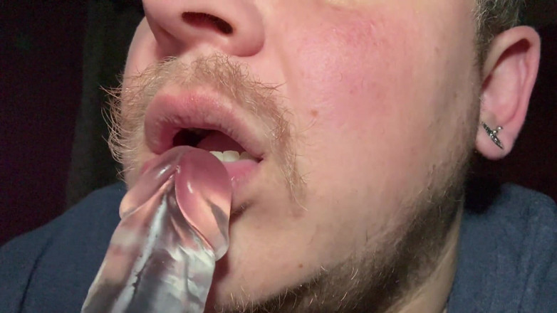 SoftBakedAfterDark: Sucking on My Dildo