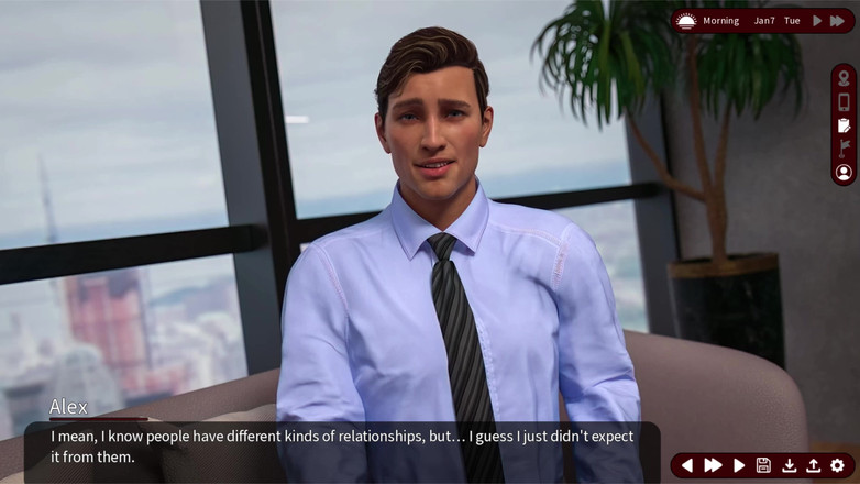 Johannes Gaming: 욕망의 속삭임 5 알렉스는 박사 에바와 회의를했고 그녀는 공개 결혼에 대해 생각하도록 그를 밀어