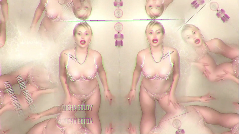 Goddess Misha Goldy: You look so damn stupid and ugly with that dildo...