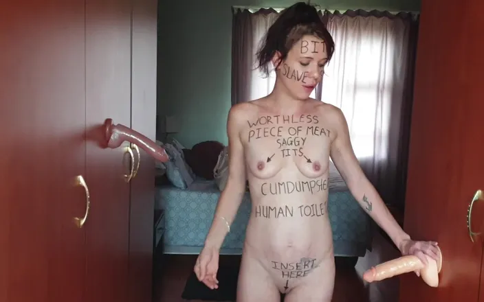 petite-mia: Saggy Titted MILF with Body Writing Wants More Then One...