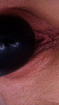 Teasing My Wet Pussy with Magic Wand in Close up