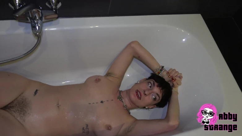 Abby Strange: Golden Shower for Alex Bitchcraft and a Guy