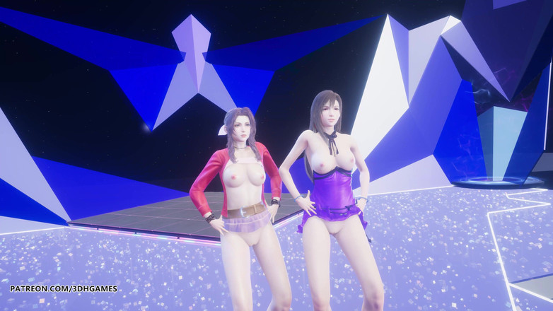 3D-Hentai Games: [MMD] TAEYEON - INVU Aerith Tifa Lockhartホットストリップショーファイナルファンタジー無修正変態