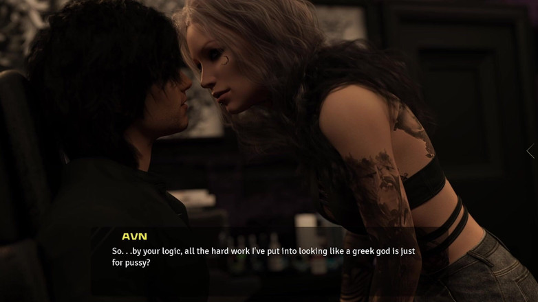 AVN Teller: Gerakkan rantai #15 - dua artis goth tatu berkongsi zakar putih besar