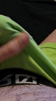 Stříkání do mých zelených boxerů!