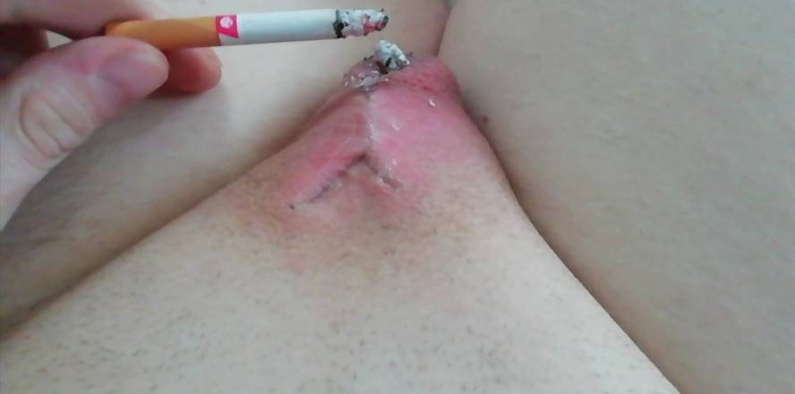 Adashah: CBT Slave. Burning with Cigarettes. Human Ashtray. Locked in a...