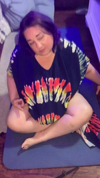 BBW podgląda jogę boo