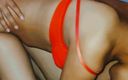 Hot Sis: Latika doggy, voller kopf-sex mit stiefbrud