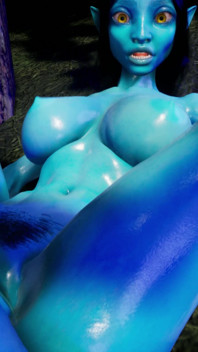 Sehr heiße Na'vi aus Avatar wurden richtig gefickt