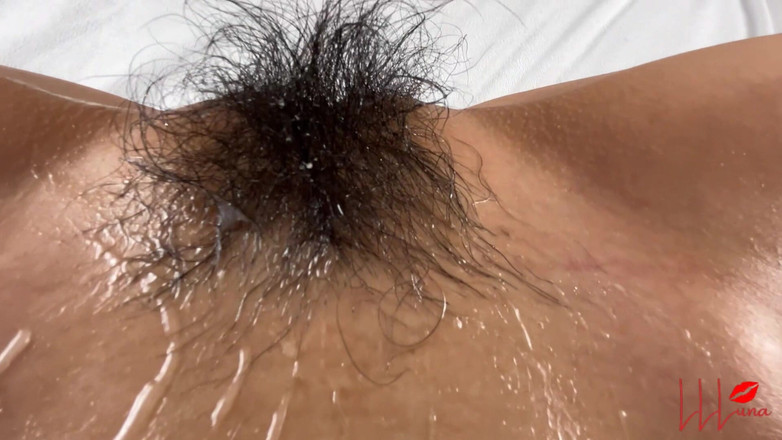 LittleLewdLuna: Beautiful Asian Teen Navel Cum Play, Deep Throat &amp; Hairy Pussy...