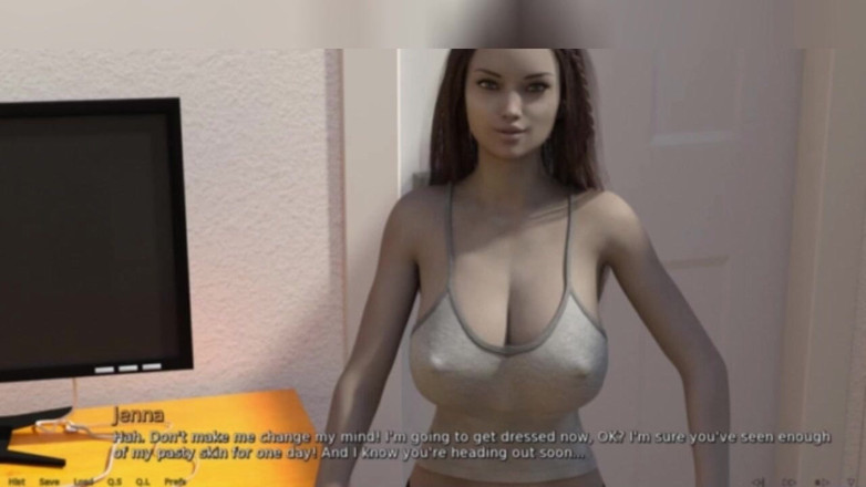 3DXXXTEEN2 Cartoon: Jennin tajný sexuální žalář. 3D porno kreslený sex