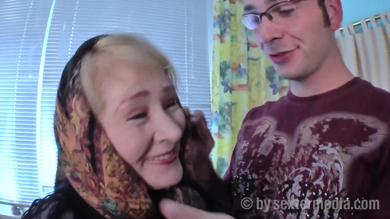 Sextermedia by Pete: Grandma Sophia Fucked by the Young Cock