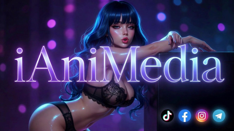 Ianimedia: Clown Girl Covered in Thick Cum - Ahegao &amp; Tit Play Compilation