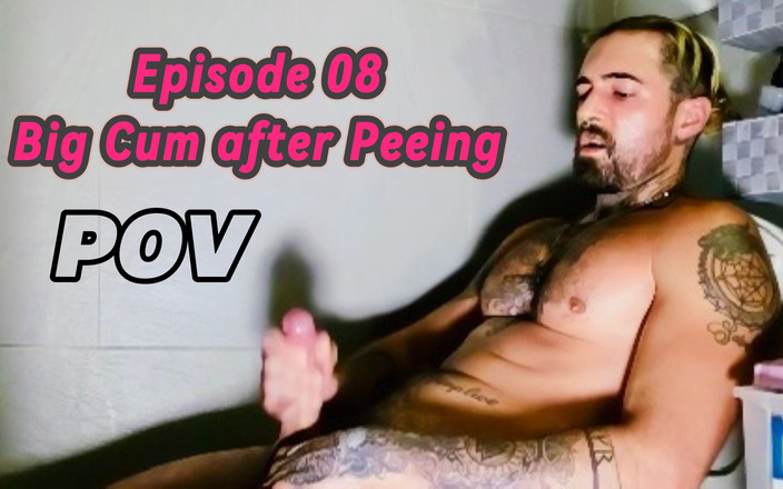 JackSpanish: 第一人称视角 我去撒尿...但我结束了在浴室里的抚摸和射精