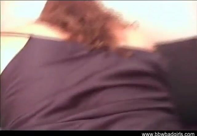 BBW Bad Girls: Brunette bbw sucks big cock and gets fucked