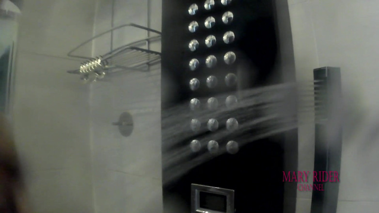 Spicy Lab Production: Mary Rider caught on camera while take a shower and...