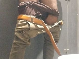 Tamil 10 inches BBC: Masturbating in Public Toilet for You