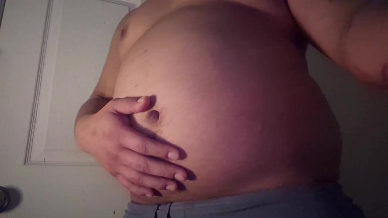 NakyJoss: Пухкий м'язовий живіт смокче