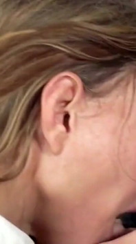 Surprised MILF Gives a Tiny Dick a Wet Blowjob