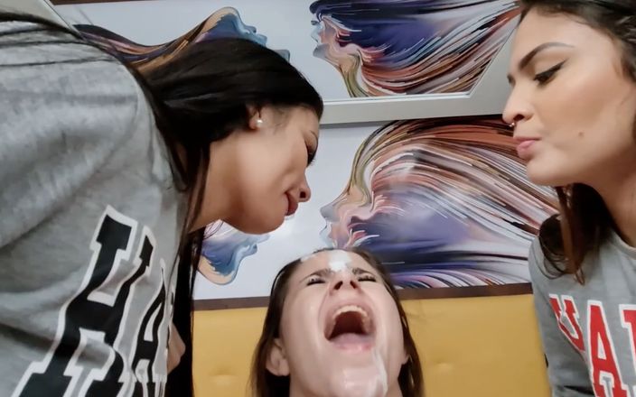 MF Desires: College Girls Spitting Room