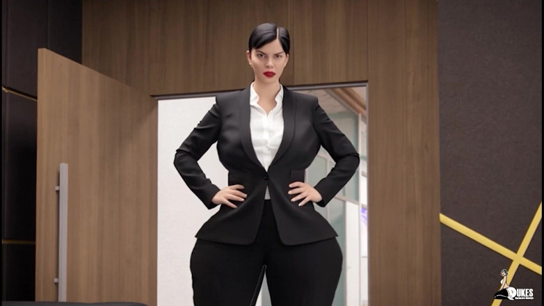 Dukes Hardcore Honeys: Black Boss Invites His Big Butt Lesbian Employee to His...